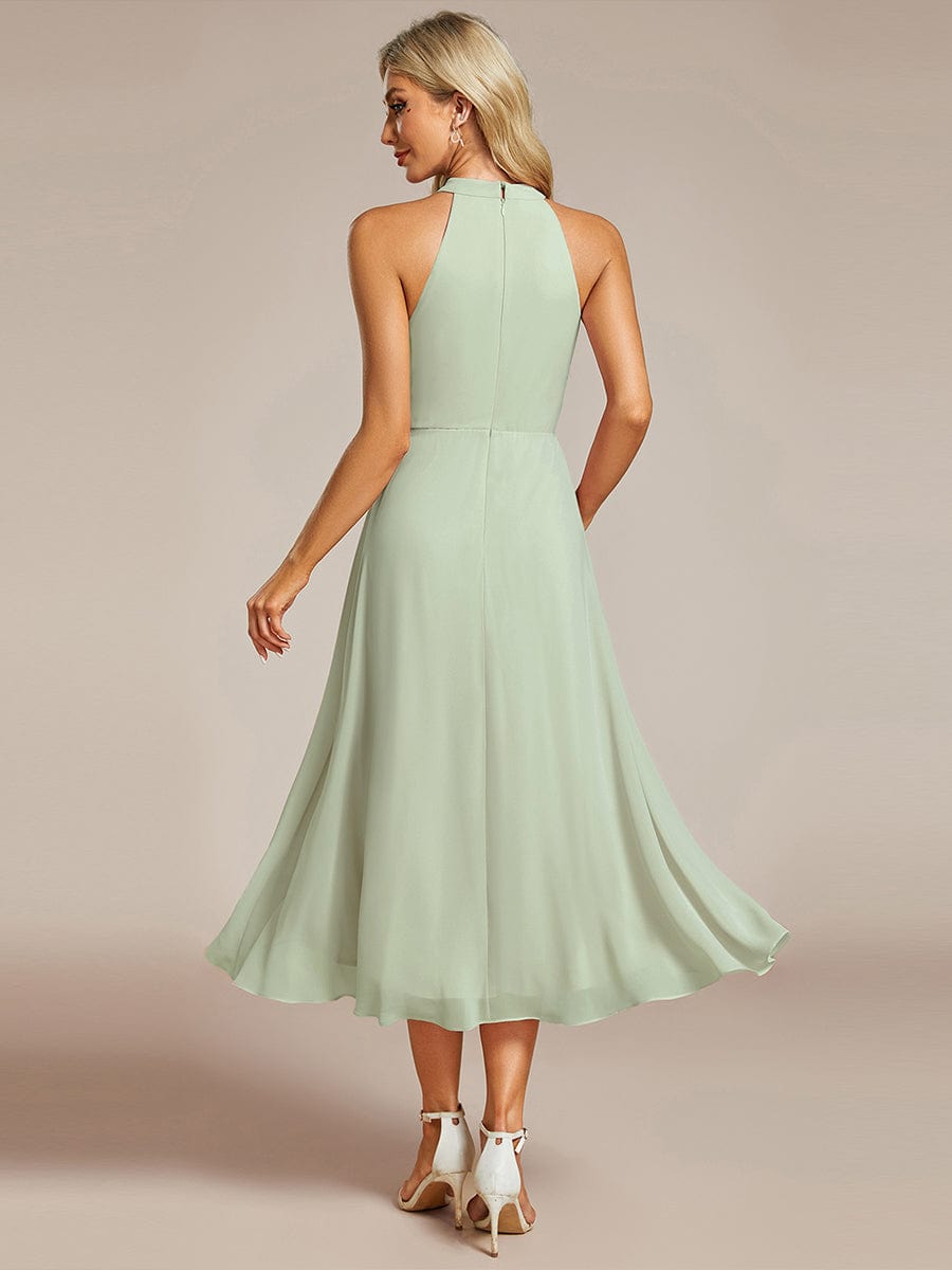 Miss | Jurk Dames Midi A - lijn Elegant - Chiffon - Miss Madera