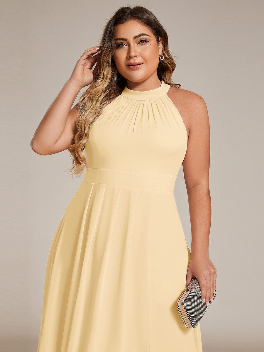 Miss | Jurk Dames Midi A - lijn Elegant - Chiffon - Miss Madera
