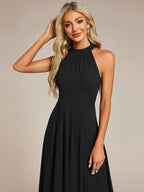 Miss | Jurk Dames Midi A - lijn Elegant - Chiffon - Miss Madera