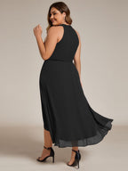 Miss | Jurk Dames Midi A - lijn Elegant - Chiffon - Miss Madera