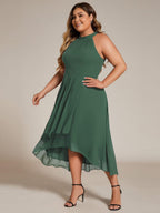 Miss | Jurk Dames Midi A - lijn Elegant - Chiffon - Miss Madera