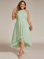 Miss | Jurk Dames Midi A - lijn Elegant - Chiffon - Miss Madera