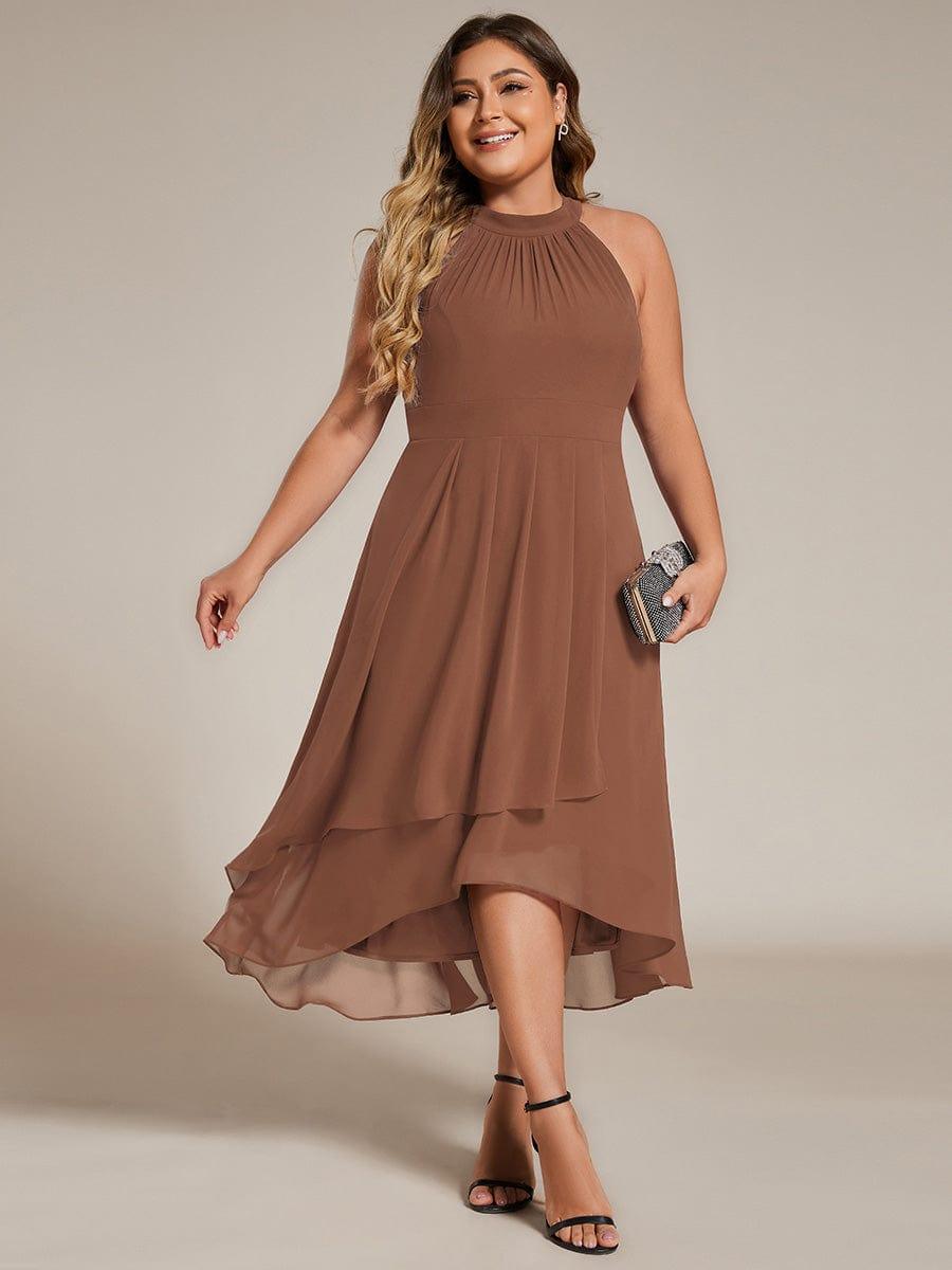 Miss | Jurk Dames Midi A - lijn Elegant - Chiffon - Miss Madera