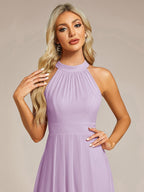 Miss | Jurk Dames Midi A - lijn Elegant - Chiffon - Miss Madera