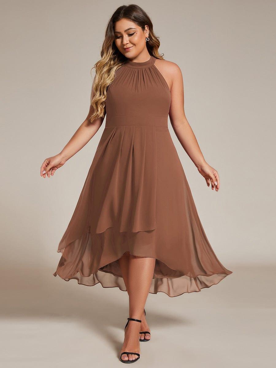Miss | Jurk Dames Midi A - lijn Elegant - Chiffon - Miss Madera