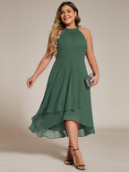 Miss | Jurk Dames Midi A - lijn Elegant - Chiffon - Miss Madera