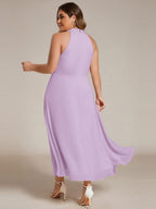 Miss | Jurk Dames Midi A - lijn Elegant - Chiffon - Miss Madera