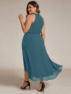 Miss | Jurk Dames Midi A - lijn Elegant - Chiffon - Miss Madera