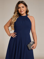 Miss | Jurk Dames Midi A - lijn Elegant - Chiffon - Miss Madera