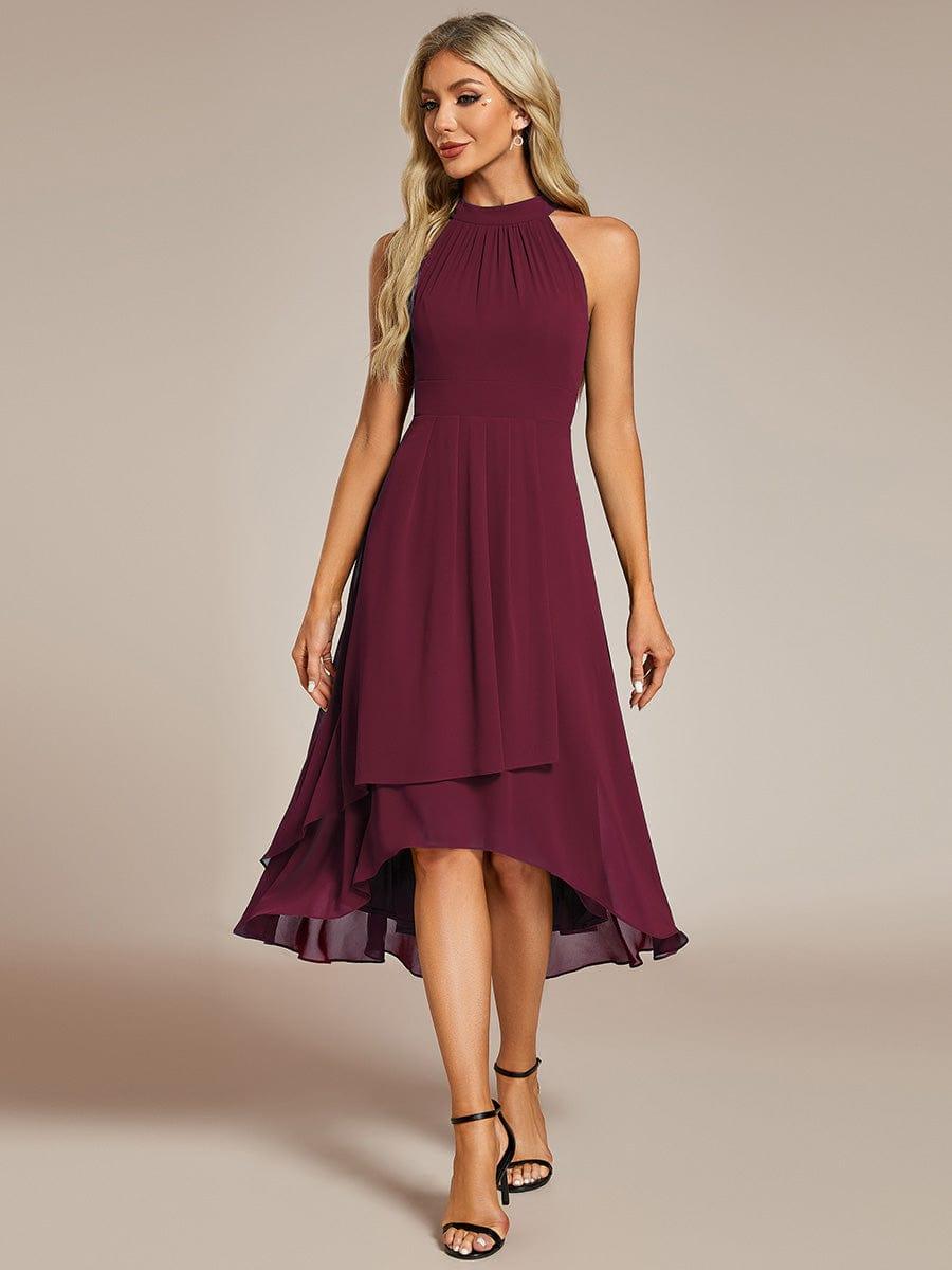 Miss | Jurk Dames Midi A - lijn Elegant - Chiffon - Miss Madera