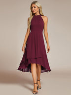 Miss | Jurk Dames Midi A - lijn Elegant - Chiffon - Miss Madera