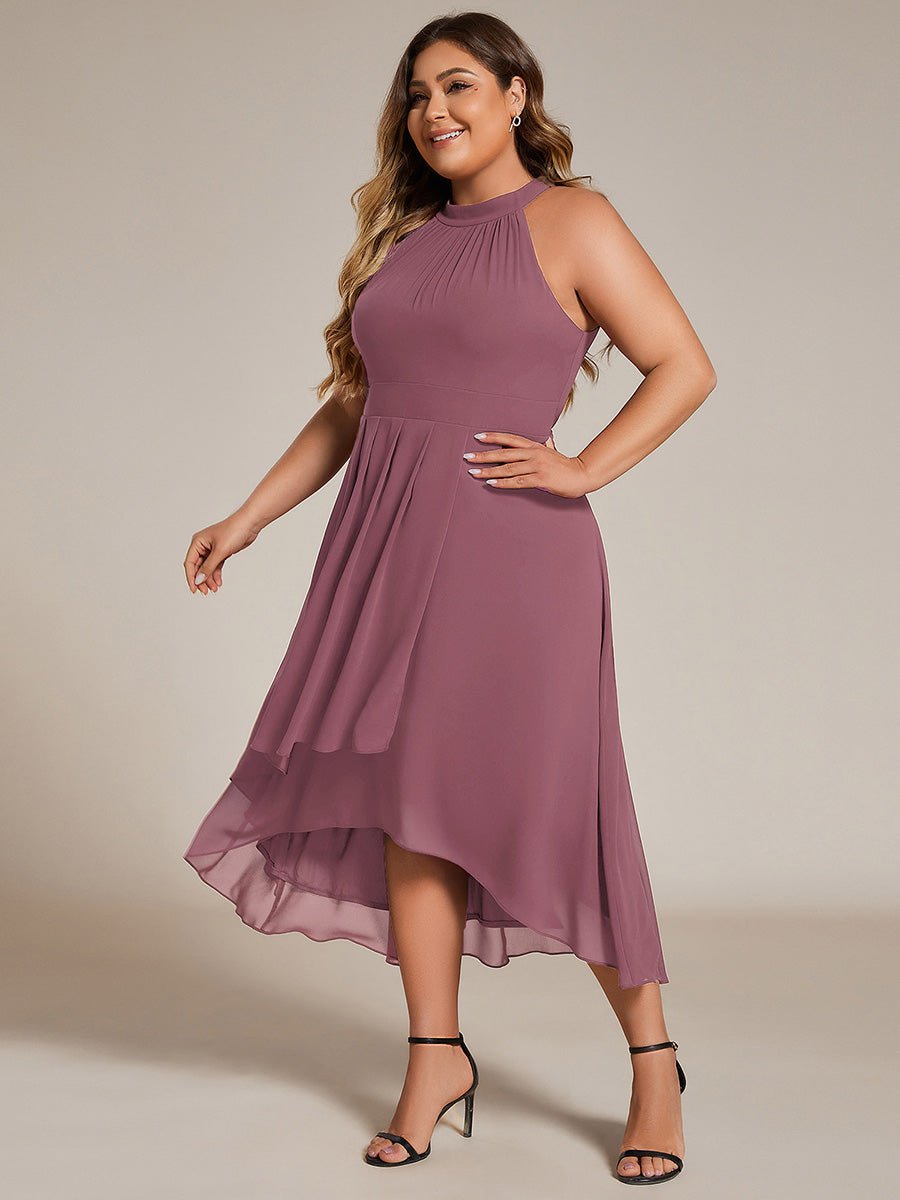 Miss | Jurk Dames Midi A - lijn Elegant - Chiffon - Miss Madera