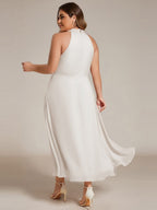 Miss | Jurk Dames Midi A - lijn Elegant - Chiffon - Miss Madera