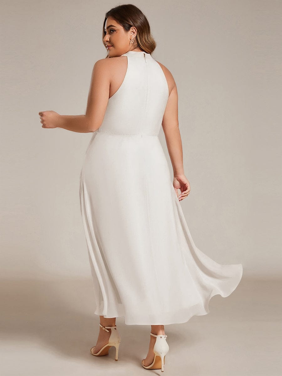 Miss | Jurk Dames Midi A - lijn Elegant - Chiffon - Miss Madera