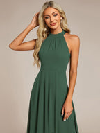 Miss | Jurk Dames Midi A - lijn Elegant - Chiffon - Miss Madera