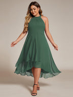 Miss | Jurk Dames Midi A - lijn Elegant - Chiffon - Miss Madera