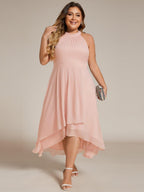 Miss | Jurk Dames Midi A - lijn Elegant - Chiffon - Miss Madera