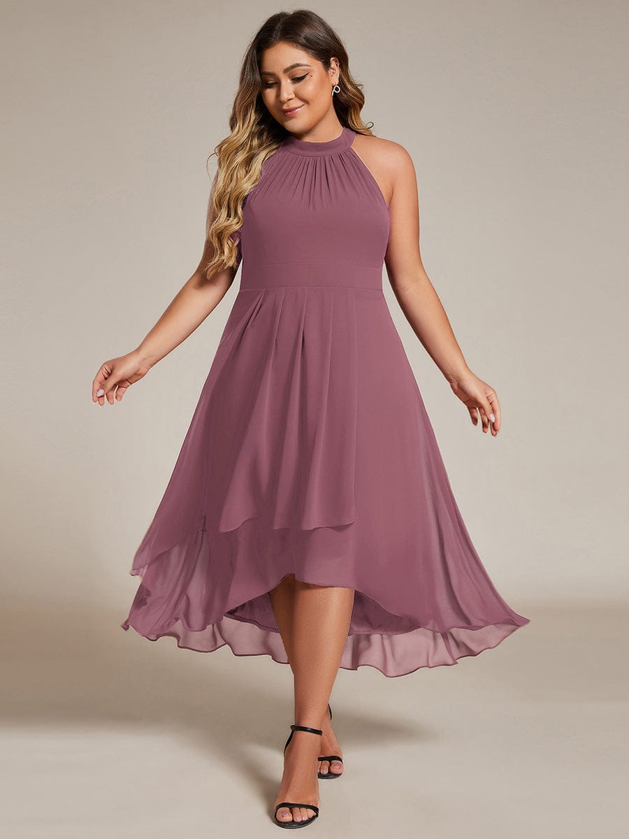 Miss | Jurk Dames Midi A - lijn Elegant - Chiffon - Miss Madera