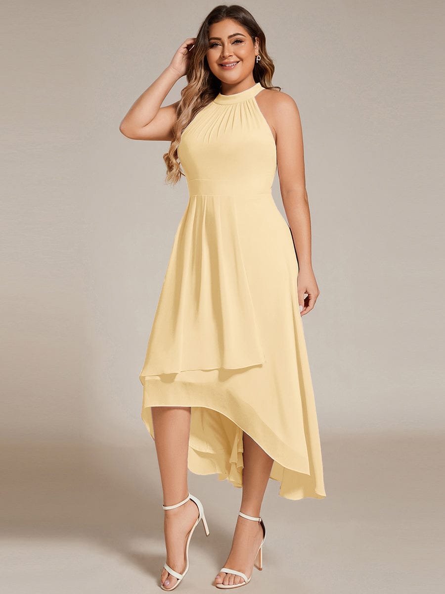 Miss | Jurk Dames Midi A - lijn Elegant - Chiffon - Miss Madera