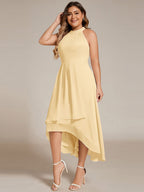 Miss | Jurk Dames Midi A - lijn Elegant - Chiffon - Miss Madera