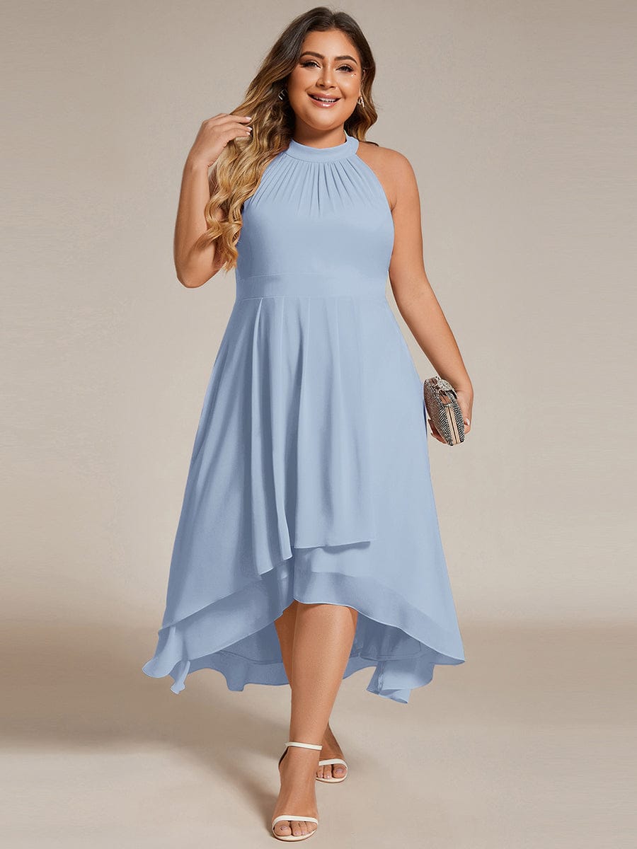 Miss | Jurk Dames Midi A - lijn Elegant - Chiffon - Miss Madera