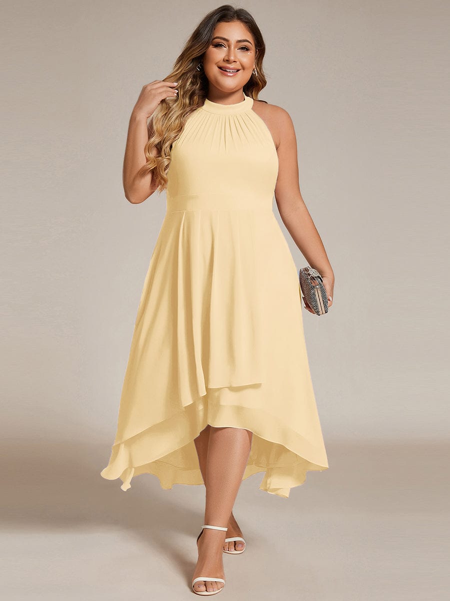 Miss | Jurk Dames Midi A - lijn Elegant - Chiffon - Miss Madera