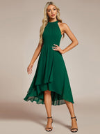 Miss | Jurk Dames Midi A - lijn Elegant - Chiffon - Miss Madera