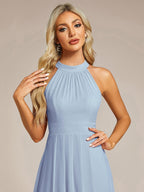 Miss | Jurk Dames Midi A - lijn Elegant - Chiffon - Miss Madera