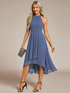 Miss | Jurk Dames Midi A - lijn Elegant - Chiffon - Miss Madera