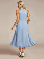 Miss | Jurk Dames Midi A - lijn Elegant - Chiffon - Miss Madera