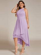 Miss | Jurk Dames Midi A - lijn Elegant - Chiffon - Miss Madera