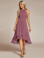Miss | Jurk Dames Midi A - lijn Elegant - Chiffon - Miss Madera