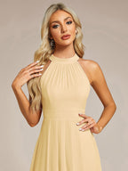 Miss | Jurk Dames Midi A - lijn Elegant - Chiffon - Miss Madera