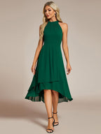 Miss | Jurk Dames Midi A - lijn Elegant - Chiffon - Miss Madera