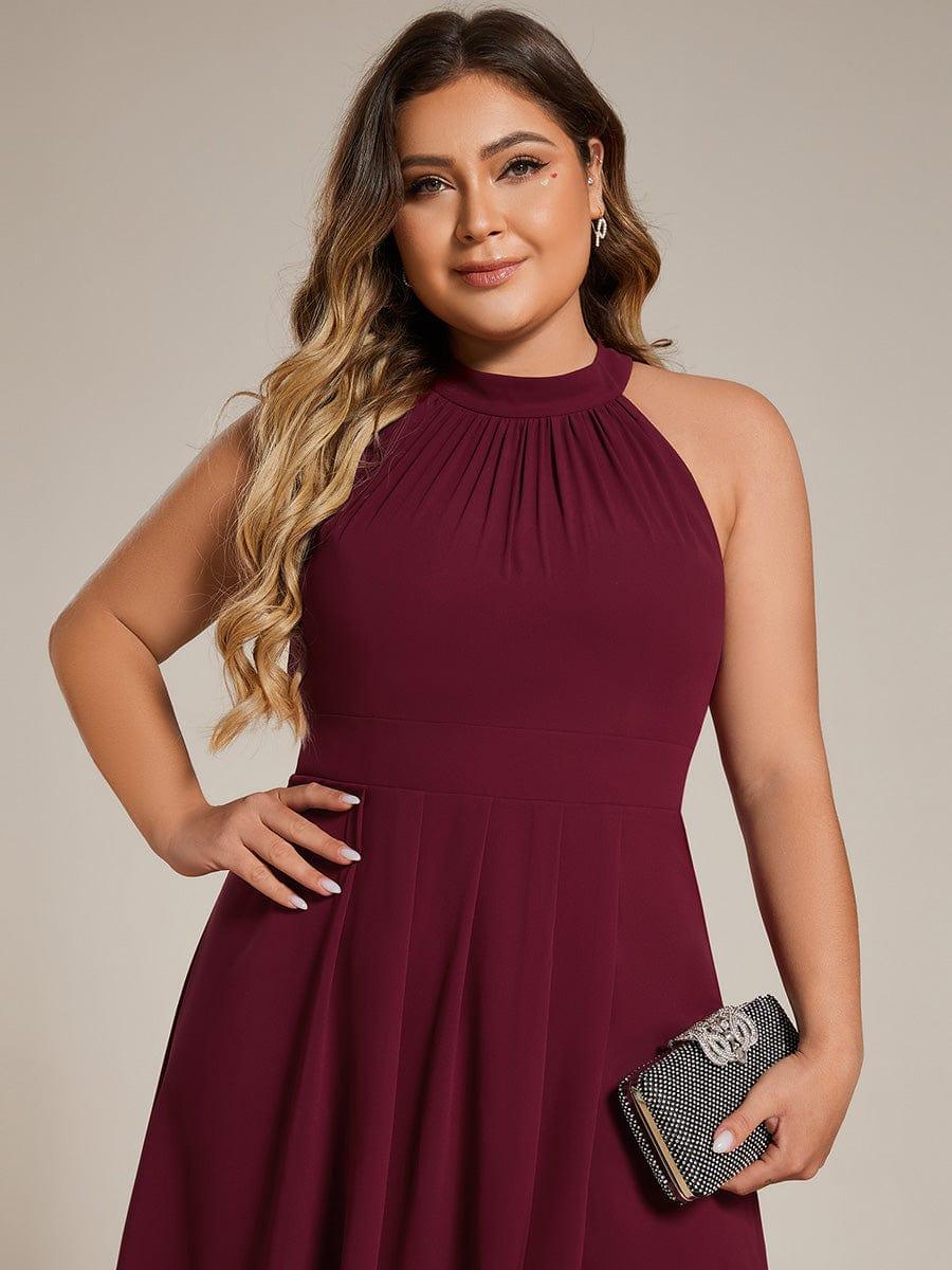 Miss | Jurk Dames Midi A - lijn Elegant - Chiffon - Miss Madera