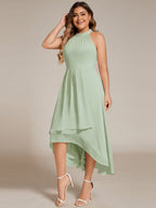 Miss | Jurk Dames Midi A - lijn Elegant - Chiffon - Miss Madera