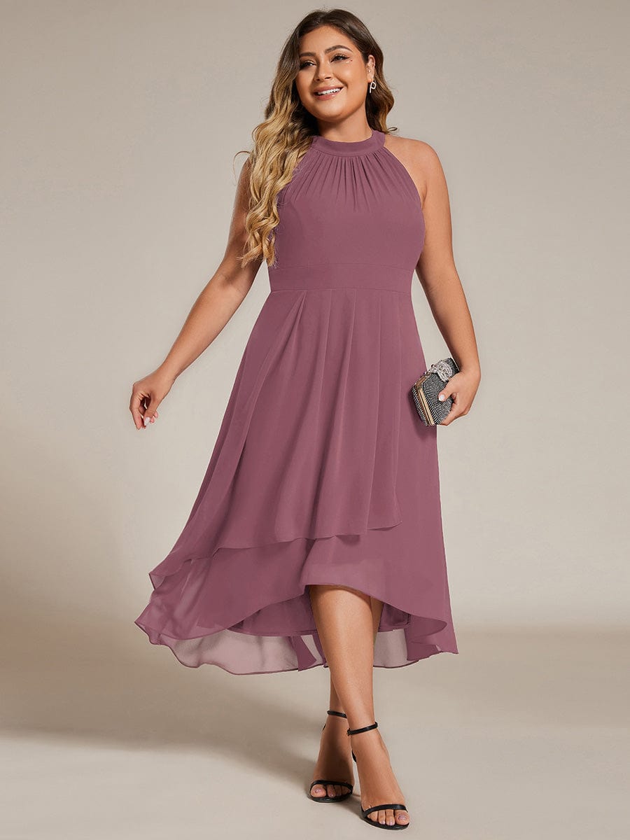 Miss | Jurk Dames Midi A - lijn Elegant - Chiffon - Miss Madera