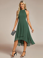 Miss | Jurk Dames Midi A - lijn Elegant - Chiffon - Miss Madera