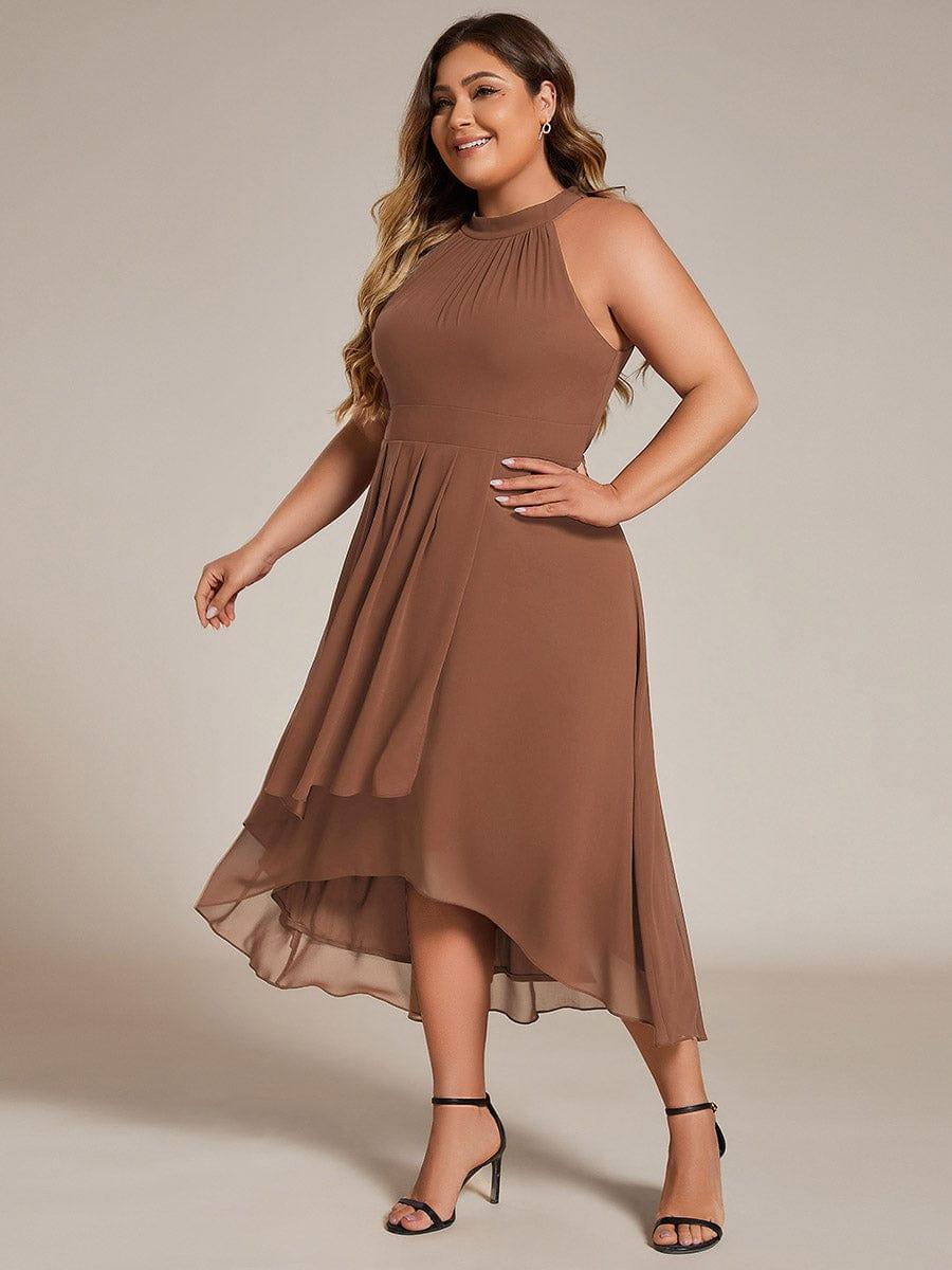 Miss | Jurk Dames Midi A - lijn Elegant - Chiffon - Miss Madera