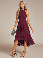 Miss | Jurk Dames Midi A - lijn Elegant - Chiffon - Miss Madera