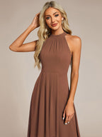 Miss | Jurk Dames Midi A - lijn Elegant - Chiffon - Miss Madera