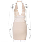 Miss | Jurk Dames Midi Backless - Gebreid - Miss Madera MIS-6B1872