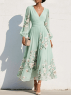 Miss | Jurk Dames Midi Bloemenprint - Viscose - Miss Madera MIS-8KCAWR