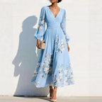 Miss | Jurk Dames Midi Bloemenprint - Viscose - Miss Madera MIS-L7L6FN