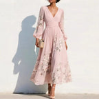 Miss | Jurk Dames Midi Bloemenprint - Viscose - Miss Madera MIS-KFAMNO