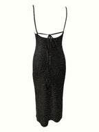 Miss | Jurk Dames Midi Bodycon Glitter - Polyester - Miss Madera MIS-CS57SQ