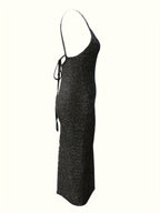 Miss | Jurk Dames Midi Bodycon Glitter - Polyester - Miss Madera MIS-CS57SQ