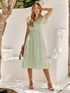 Miss | Jurk Dames Midi Boho - Viscose - Miss Madera MIS-HC9OOX