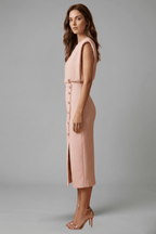 Miss | Jurk Dames Midi Casual Elegant - Polyester - Miss Madera MIS-E9A35E