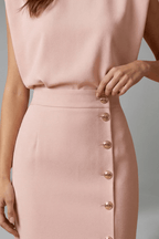Miss | Jurk Dames Midi Casual Elegant - Polyester - Miss Madera MIS-E9A35E